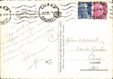 POSTAL MODERNA universidad de Caen Malherbe y apse de la abadia de St  Etienne a los hombres