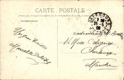 Refectorio de Caen de la POSTAL de la VENDIMIA del toilee de la carta de la universidad