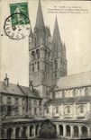 POSTAL Caen de la VENDIMIA el claustro de la universidad Malherbe er L abadia vieja santa de Etienne de la iglesia con los hombres
