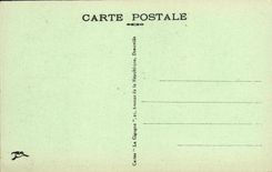 POSTAL Caen de la VENDIMIA la abadia vieja de la universidad con los hombres La Chapelle