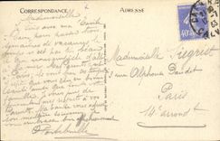 POSTAL Caen de la VENDIMIA la universidad y el L iglesia Etienne Saint