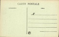 La abadia de Malherbe Ancienne del liceo de Caen de la POSTAL de la VENDIMIA con los hombres se arrastra del hierro labrado