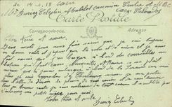 POSTAL Caen L escuela de la VENDIMIA del barco de la natacion