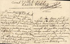 Casa de la entrada principal de Malherbe de la universidad de Caen de la POSTAL de la VENDIMIA del estilo puro Louis XV