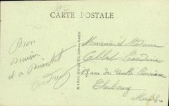 POSTAL Caen L escuela de la VENDIMIA de la natacion