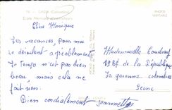 POSTAL MODERNA profesores de Normade D de la escuela de Caen