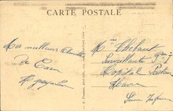 VINTAGE POSTCARD Caen Teacher training school