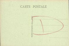 VINTAGE POSTCARD Caen Teacher training school of Jeuanes Girls East coast