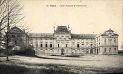 VINTAGE POSTCARD Caen L Teacher training school D Teachers