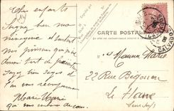 VINTAGE POSTCARD Caen L Teacher training school