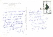 POSTAL MODERNA Caen L abadia con las senoras con la iglesia de la trinidad