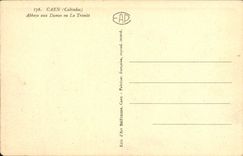 Abadia de Caen de la POSTAL de la VENDIMIA con las senoras o la trinidad