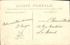 POSTAL Caen de la VENDIMIA la trinidad o la abadia con las senoras