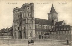 Iglesia de Caen de la POSTAL de la VENDIMIA de la D vista trinidad junto