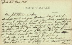 Iglesia de Caen de la POSTAL de la VENDIMIA de la abadia de dios de la trinidad y del hotel con las senoras