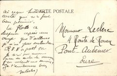 Abadia de Caen de la POSTAL de la VENDIMIA con las senoras el siglo del Xl E del último del juicio de la cripta