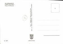 POSTAL MODERNA en Normandia Caen St  Etienne vieja