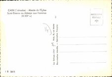 Apse de CPSM Caen de L iglesia Etienne Saint con la abadia con los hombres