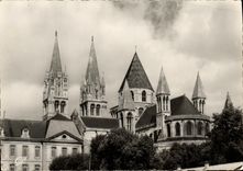 CPSM Caen L abadia con la iglesia Etienne de los hombres Saint