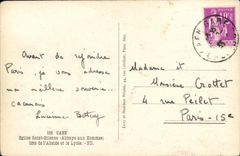 POSTAL MODERNA Caen Eglise Saint E tienne Abbaye con las dimensiones L Abside de los hombres y la universidad