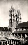 POSTAL MODERNA vuelta y flechas de Saint E tienne de la iglesia de la abadia de Caen vistas del claustro de L abadia a los hombres