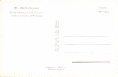 POSTAL MODERNA puerta del principal de Saint E tienne de la iglesia de la abadia de Caen