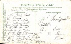 La POSTAL Caen L Abbbaye de la VENDIMIA con los hombres dimensiona L apse y la universidad