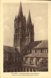 La abadia vieja de Caen de la POSTAL de la VENDIMIA con los hombres enclaustra y vuelta santa Etienne
