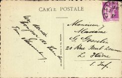 Iglesia Etienne de Caen de la POSTAL de la VENDIMIA Saint el viejo hombre