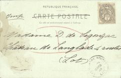 POSTAL Caen de la VENDIMIA la iglesia vieja de Etienne Saint