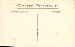 Abadia Saint vieja de Etienne de la iglesia de Caen de la POSTAL de la VENDIMIA con el estribillo de los hombres y el deambulatoire