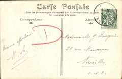 Cubo de Caen de la POSTAL de la VENDIMIA de L abadia de Saint E tienne de la iglesia con los hombres