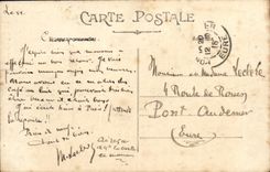 Abadia de Caen de la POSTAL de la VENDIMIA con los hombres St  Etienne
