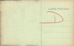 Abadia de Caen de la POSTAL de la VENDIMIA con el Apse de los hombres