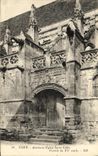 De la VENDIMIA de la POSTAL vieja Gil puerta santa de la iglesia de Caen