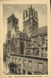 Iglesia de Caen de la POSTAL de la VENDIMIA Saint y torre inclinada