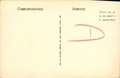 Iglesia de Caen de la POSTAL de la VENDIMIA Saint y torre inclinada