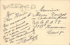 POSTAL Caen de la VENDIMIA de L iglesia Jean Saint