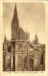 Apse de Caen de la POSTAL de la VENDIMIA de L Saint Pierre de la iglesia