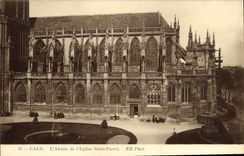 Saint Pierre L Apse de la iglesia de Caen de la POSTAL de la VENDIMIA