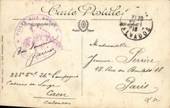 Saint Pierre de la iglesia de Caen de la POSTAL de la VENDIMIA visto del bulevar