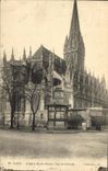 Apse del Saint Pierre de la iglesia de Caen de la POSTAL de la VENDIMIA visto de