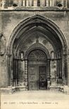 Saint Pierre de la iglesia de Caen de la POSTAL de la VENDIMIA la puerta