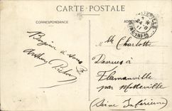 Apse del Saint Pierre de la iglesia de Caen de la POSTAL de la VENDIMIA de L iglesia