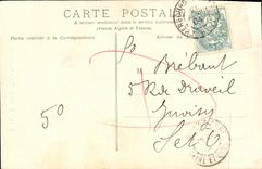 Birlochos del Apse del Saint Pierre de la iglesia de Caen de la POSTAL de la VENDIMIA