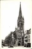 Flecha del St Pedro de la iglesia de Caen de la POSTAL de la VENDIMIA destruida en 1944