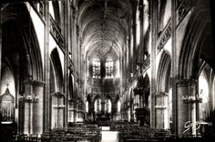 POSTAL MODERNA Caen interior de L interior del Saint Pierre de la iglesia de