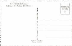 POSTAL MODERNA Caen interior de L interior del Saint Pierre de la iglesia de