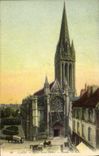 Apse L ataque frontal de Caen de la POSTAL de la VENDIMIA del Saint Pierre de la iglesia