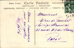 Apse de Caen de la POSTAL de la VENDIMIA la campana torre de L Saint Pierre de la iglesia